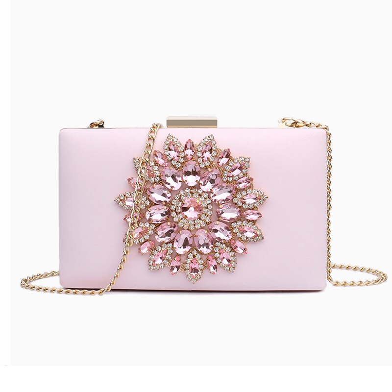 Wit Clutch Bag Dames Clutch Portemonnees Bridal Avond Kristal Zomer Tassen Voor Vrouwen Luxe Kleine Crossbody Tassen Sac ZD1333