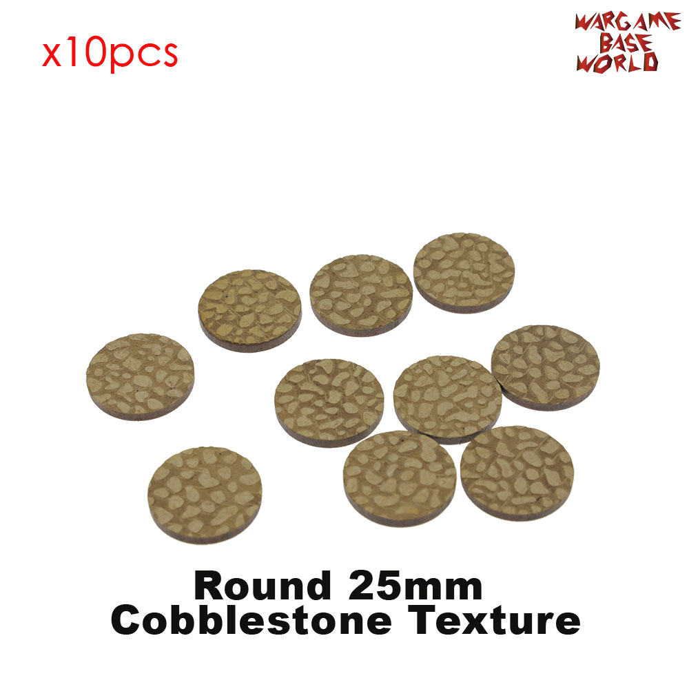 MDF Textur Basen-25mm-40mm Kopfsteinpflaster Basen-Textur basen: 25mm Cobblestone10