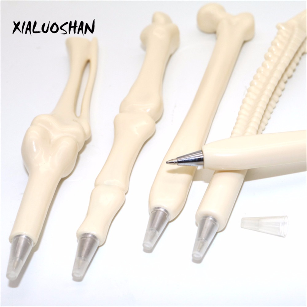 5 stk knogleform kuglepenne nyhed tegneserie kuglepen skrivepunkt 0.7mm kawaii sjove papirvarer kontor skoleartikler