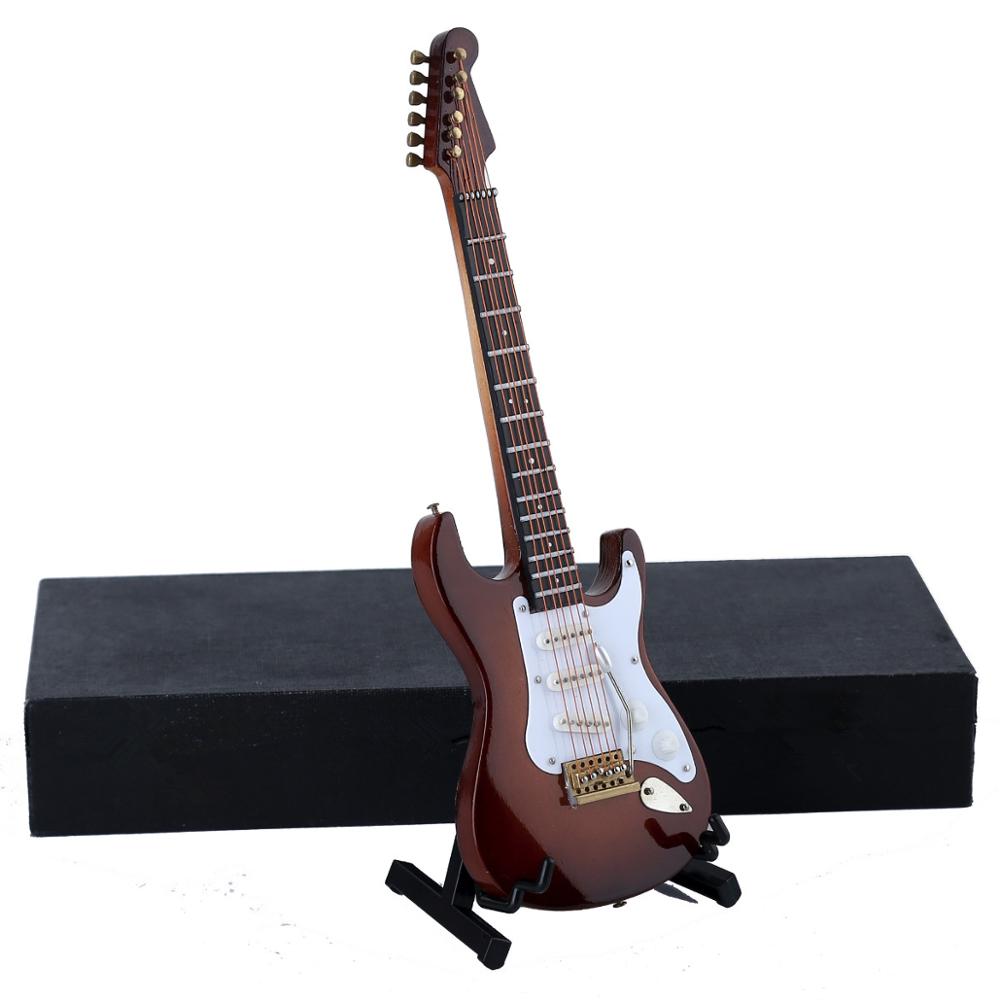 thumbnail image 2 of ALANO Mini Electric Guitar Model Acoustic Guitar Music 15cm 2 of 11