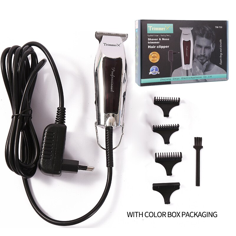 Hair Trimmer Beard Hair Clipper Men Trimer Electric Hair Cutting Machine Haircut 0.1mm Stainless steel cutter: Default Title