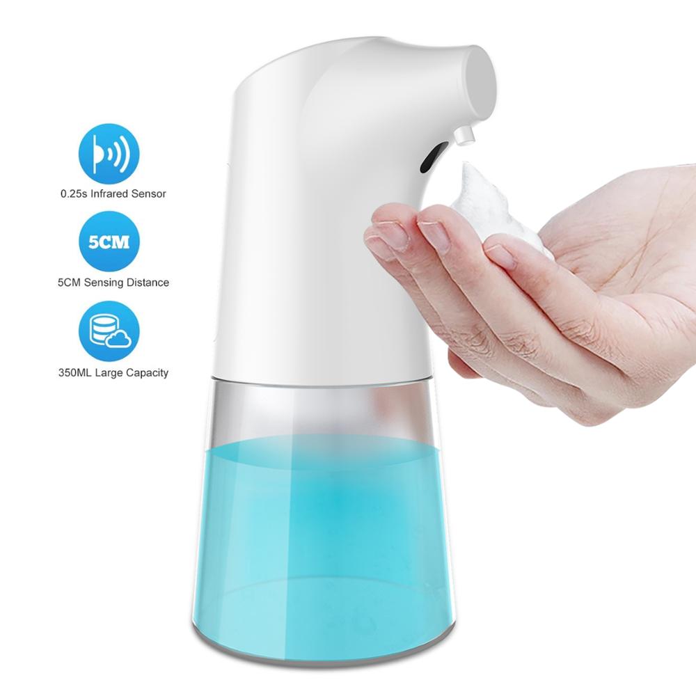 Intelligent Automatic Liquid Soap Dispenser Induction Foaming Hand Washing Device for Kitchen Bathroom (Without Liquid): Default Title