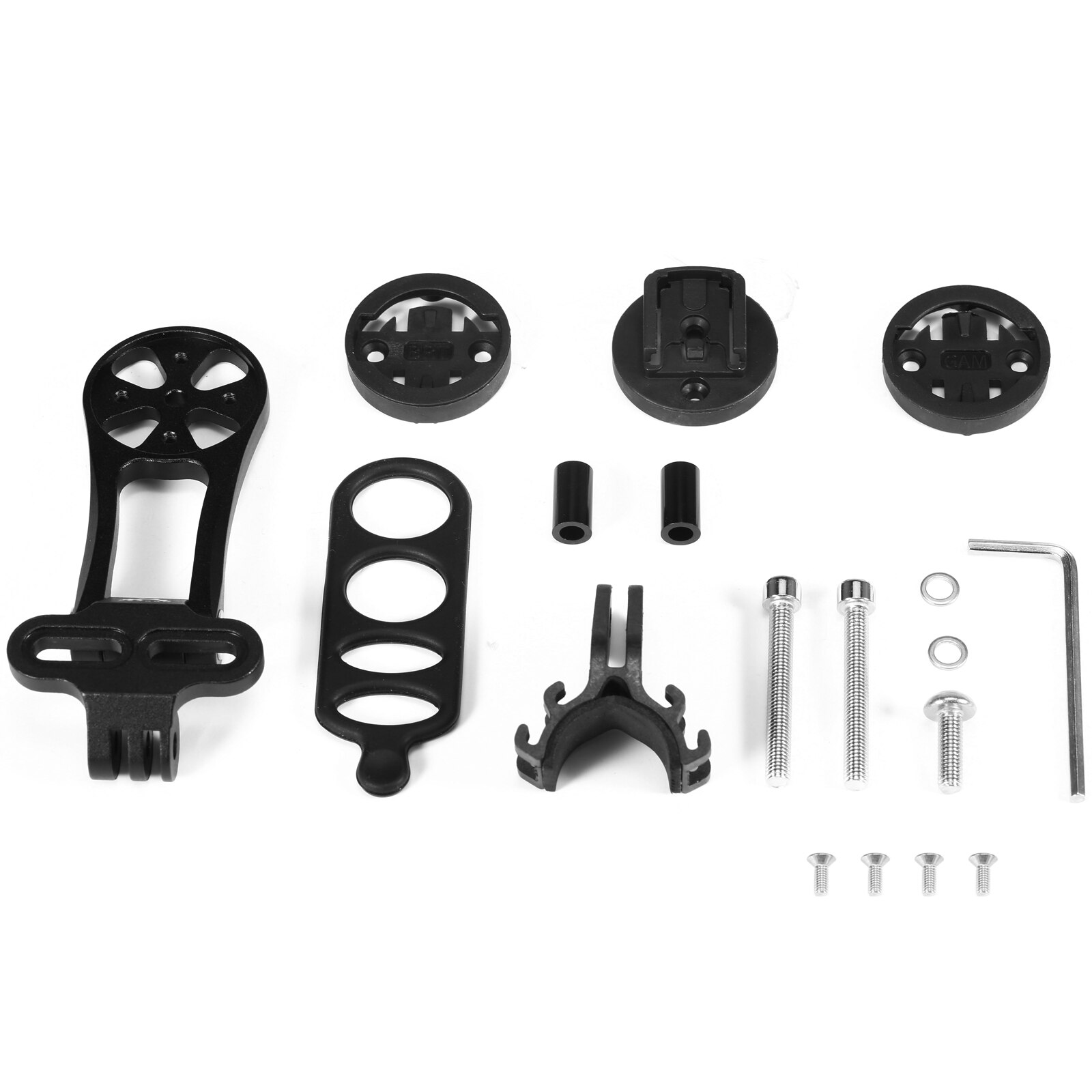 YSANAM Out Front Combo Bicycle Computer Camera Mount Holder Adjustable Bike Stem Extension Cycling Holder Handlebar Holder