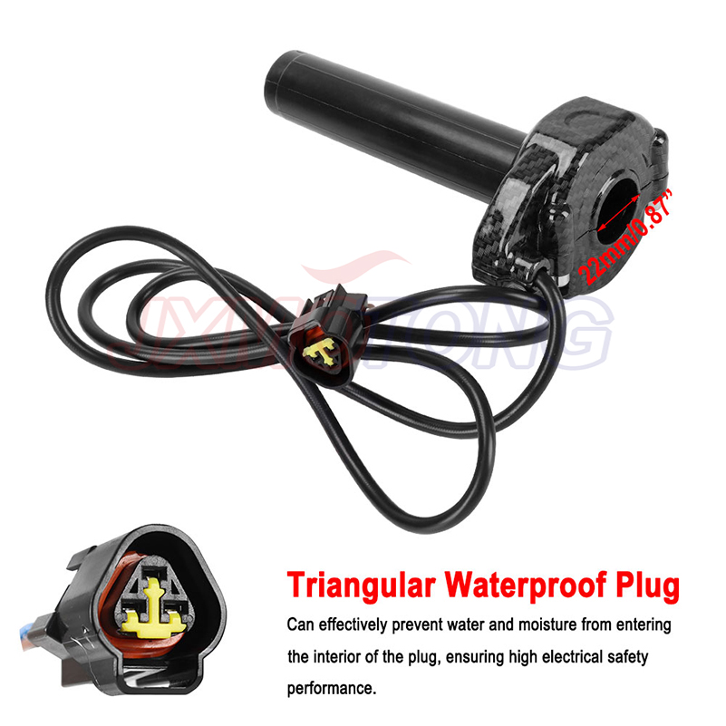 Poignée d'Accélérateur en Fibre de Carbone pour Vélo Électrique, Accessoire de Moto pour Surron Sur Sur-Ron X/S Lightbee Light équation S X