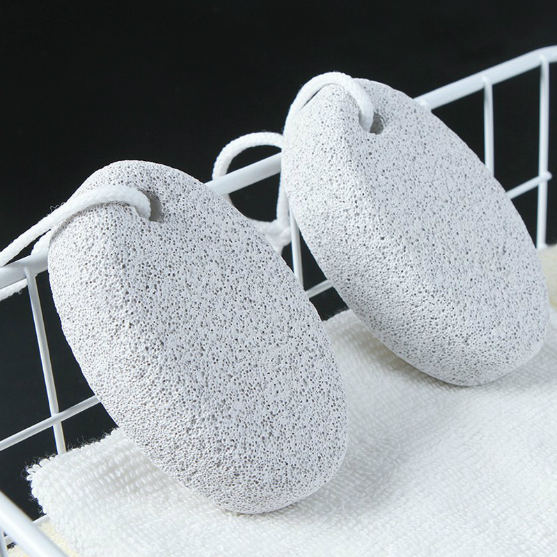 Piedra pómez Natural para pies, herramienta de masaje para el cuidado de los pies, limpieza de la piel dura y muerta, 1 ud.