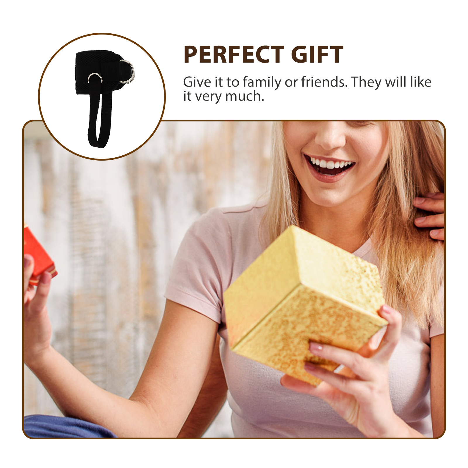 Adjustable Ankle Buckle Ankle Straps D-ring Ankle Cuff Fitness Ankle Strap