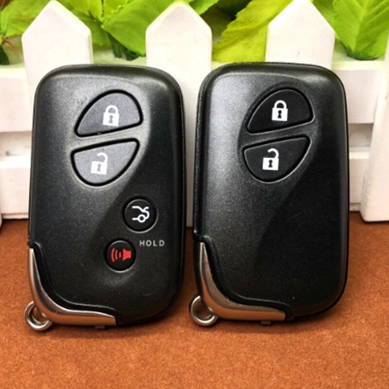 Dakatu Logo Vervanging Shell Smart Remote Key Case Fob Keyless Entry 2/4 Knop Fit Voor Lexus IS250 ES350 GS350 LS460 Gs