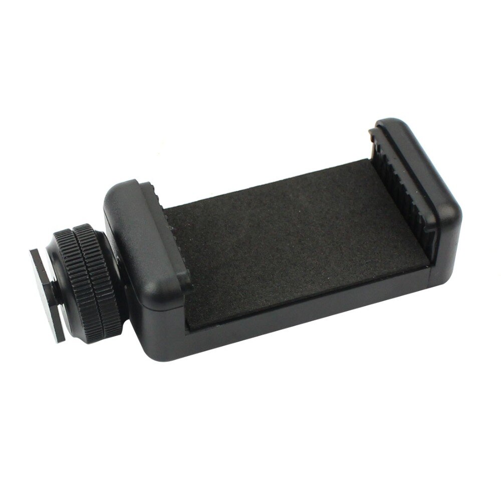 Tornillo de montaje para trípode de 1/4 pulgadas, adaptador de zapata para Flash con soporte para móvil, Clip para teléfono móvil, piezas de fotografía