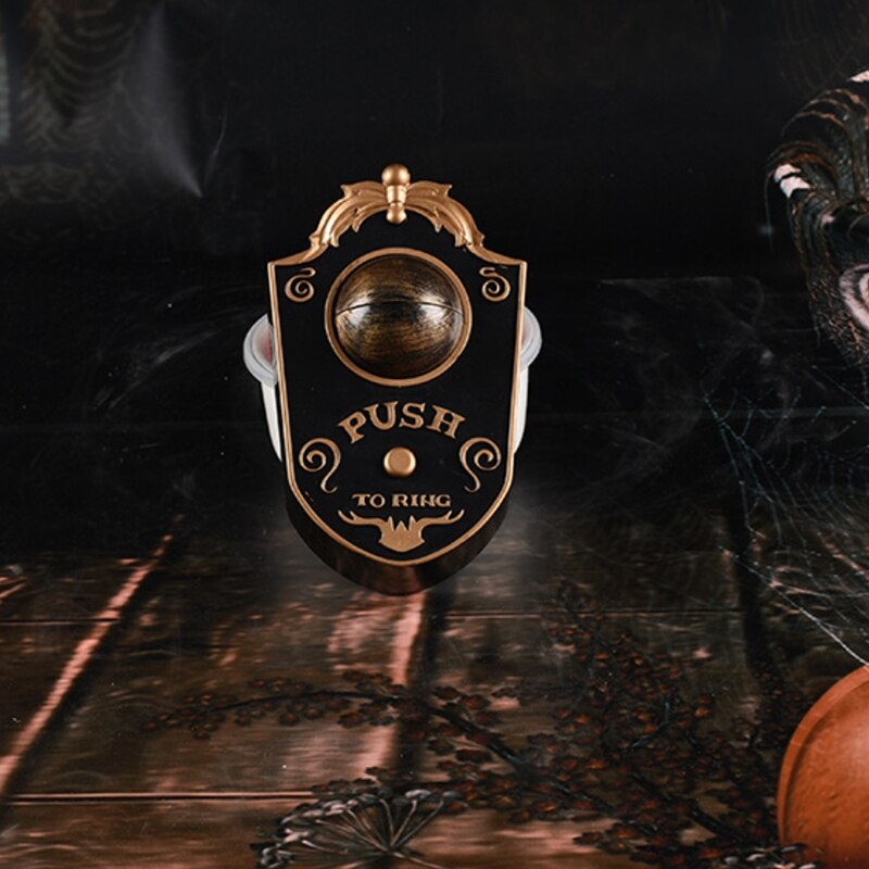 Halloween jednooki dzwonek dekoracja dzień ducha świecące wiszące kawałek całe drzwi wiszące dzwonek gałka oczna