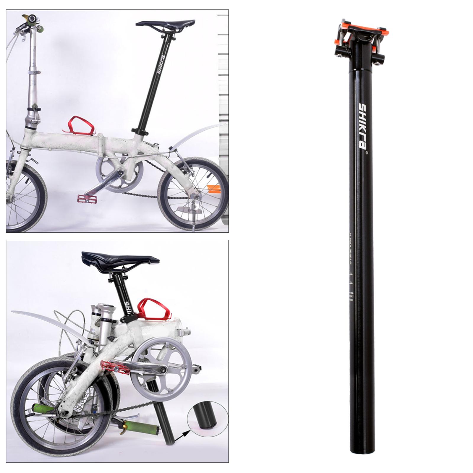 Bike Seatpost High Strength Aluminum Alloy Adjustable Mountain Road Folding Bicycle Seat Post Pole Component