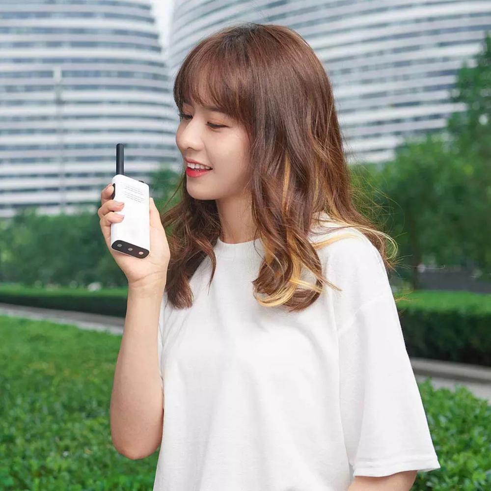 Original Xiaomi Mi Mijia Walkie Talkie Lite Civil 5Km Intercom Outdoor Handheld Mini Radio Talkie Walkie Work for Mihome app