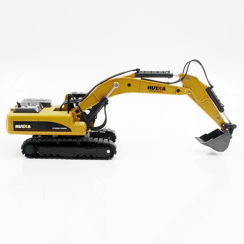 Huina 1710 1:50 legeret gravemaskine statisk model dekoration