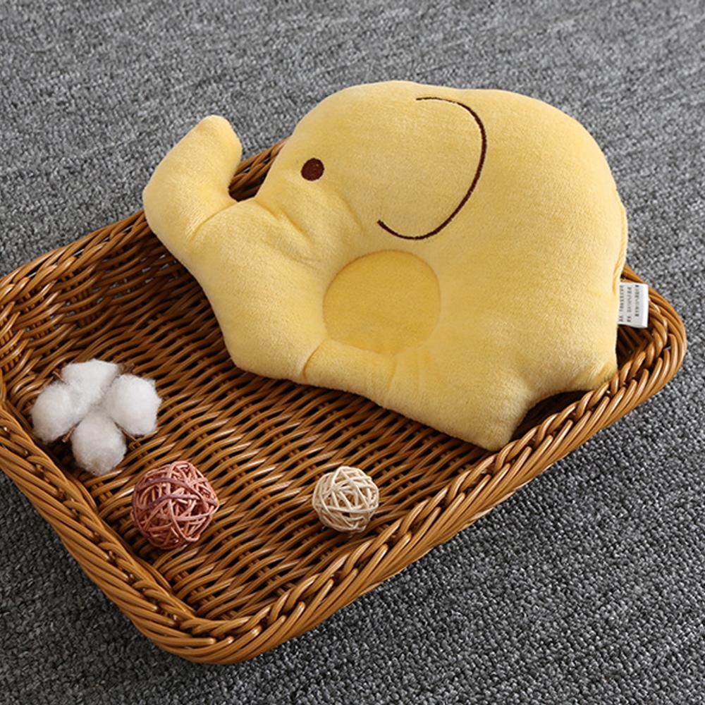 Cojín de protección para la cabeza del bebé del elefante lindo Anti-rollover cojín de protección para la cabeza del bebé posicionador de cabeza almohada de Enfermería del bebé