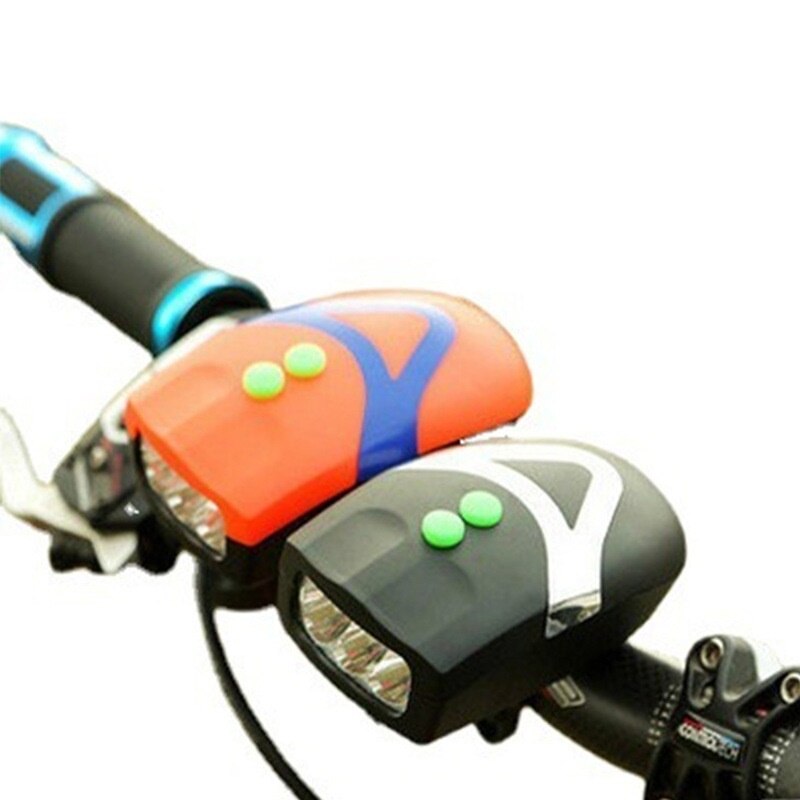 Fiets Hoorn Koplamp Mountainbike Loud Electronic Horn Bell Outdoor Riding Light Accessoires Fietsen Apparatuur Fiets Koplamp