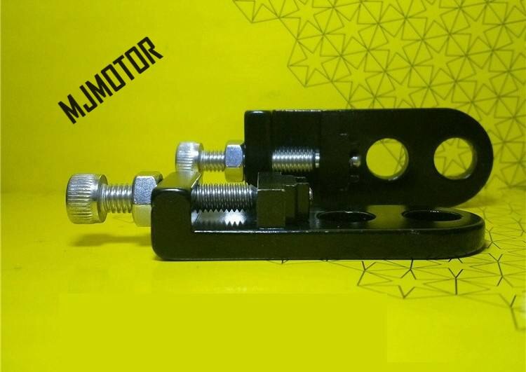 (2 stk / sett) bmx sykkel motorsykkel kjedestrammer 10mm justering fixie enhastighets sykkelboltskrue