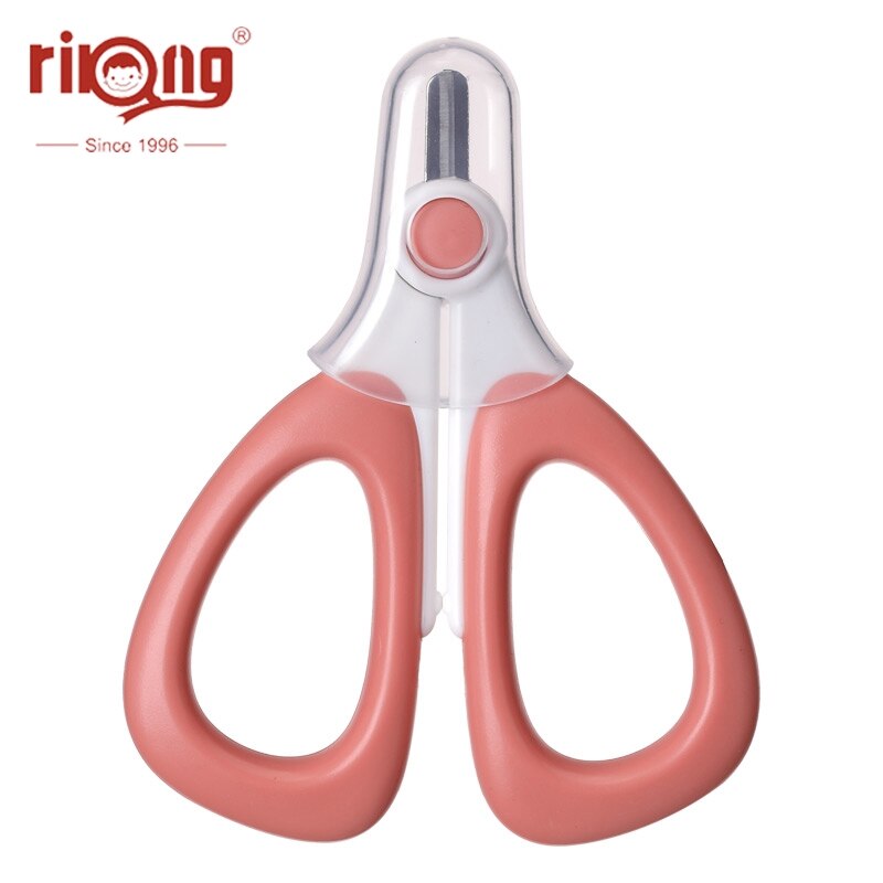 Rikang-ciseaux à ongles sûrs, pince à manucure pour -né, soins pratiques, produits à ongles sûrs, coupe-ongles: RK-X4019-Pink