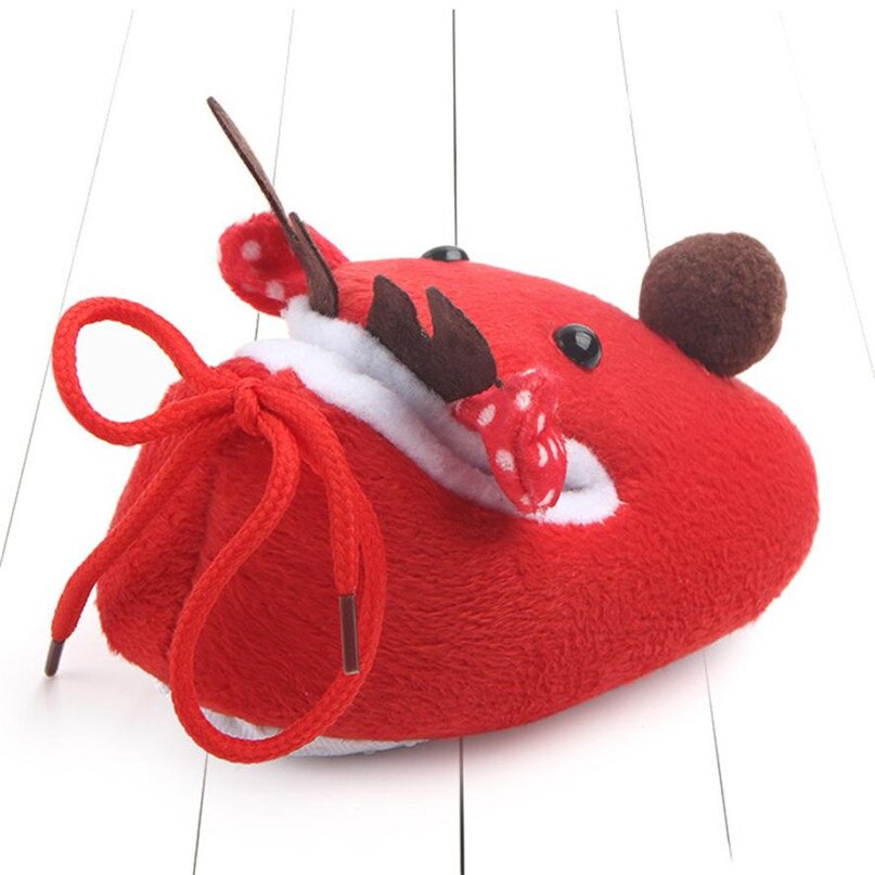 3 kleuren Babyschoenen Baby Schoenen Jongen Meisje Kerst Zachte Zool Anti-slip Sneakers verzonden ST20
