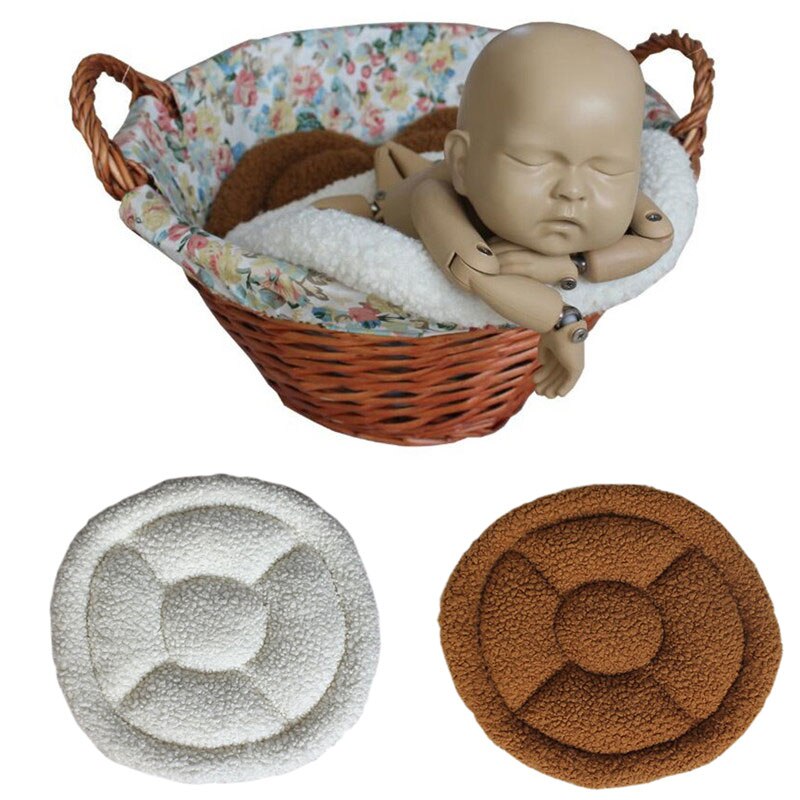 Accessoires de photographie pour bébés | Oreiller de pose pour nourrissons, accessoires de Photo pour -né, panier de remplissage, coussin de positionnement pour bébé, couverture Cusion