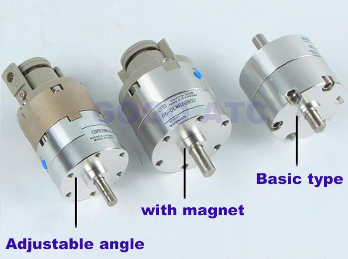 Rotary Cylinder Single vane size 15 CRB2BW/CDRB2BW/CDRB2BWU 90 180 270 Rotating angle Double shaft rotary pneumatic actuator