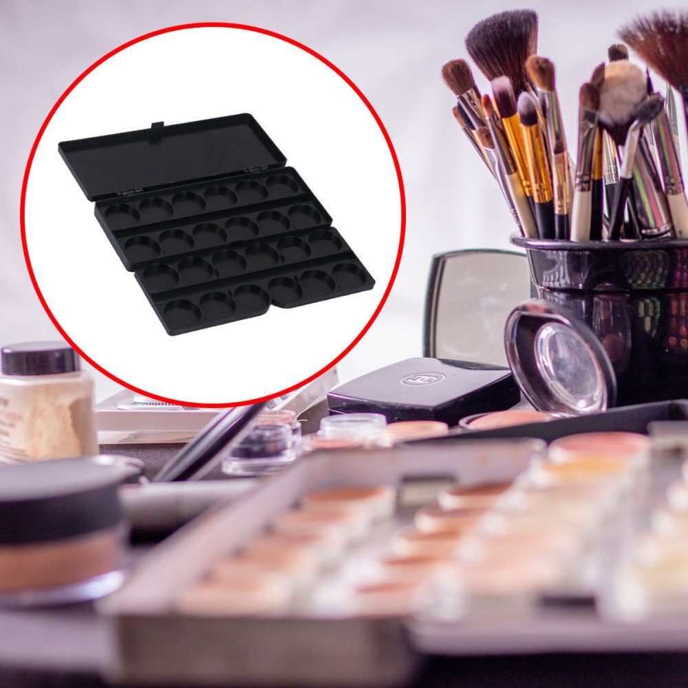 Manicure Schilderen Doos Aquarel Lade Gouache Pigment Mengen Lade Opbergdoos