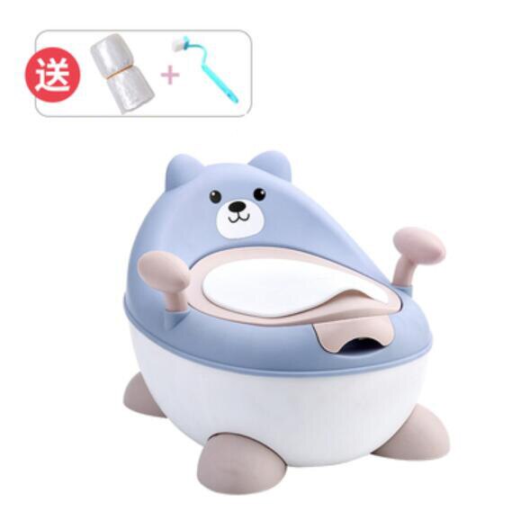 Siège de formation pour enfants | Chaise de pipi pour filles, pot d'urinoir pour bébé, pot d'entraînement gratuit, brosse + sac de nettoyage: blue