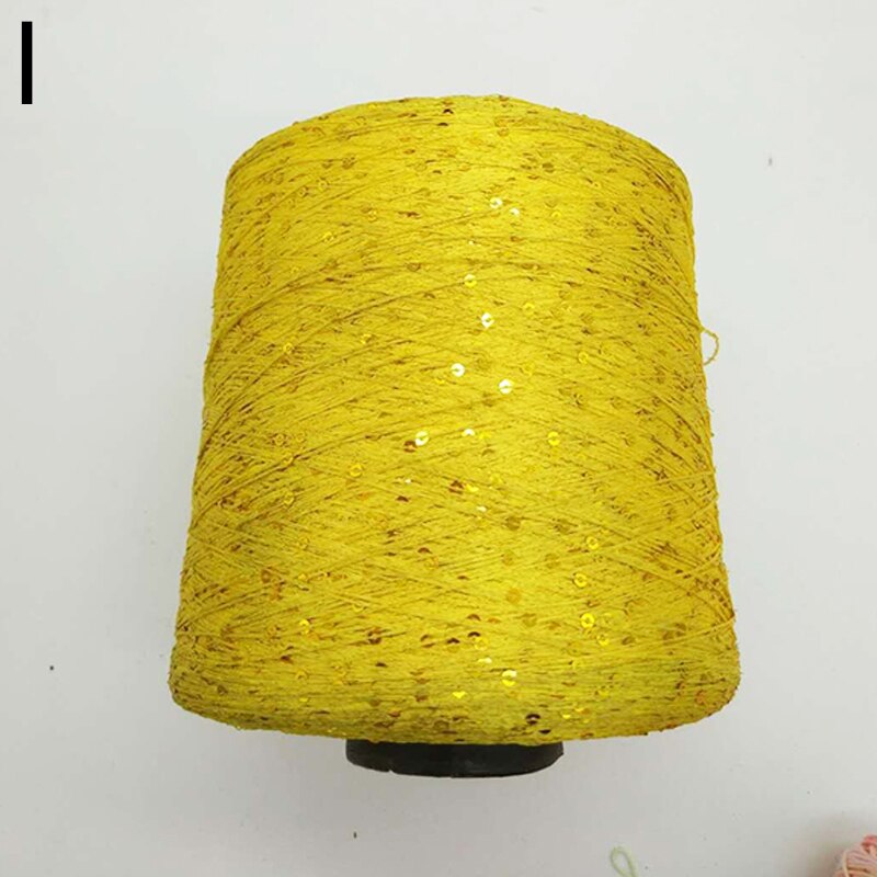 100g paillette garn pailletter uldnål naturlige perler blonder binder et knudegarn til håndstrikning hæklet trådlinjetrøje