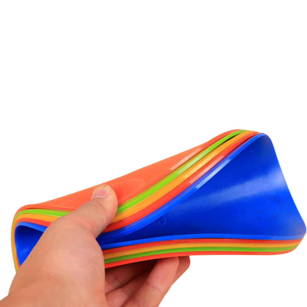 Spot Markers Flat Cones Soccer Basketball Sports Classroom Sit Circles Anti Skid Landmarks Soccer Training Flat Field Cones Floo