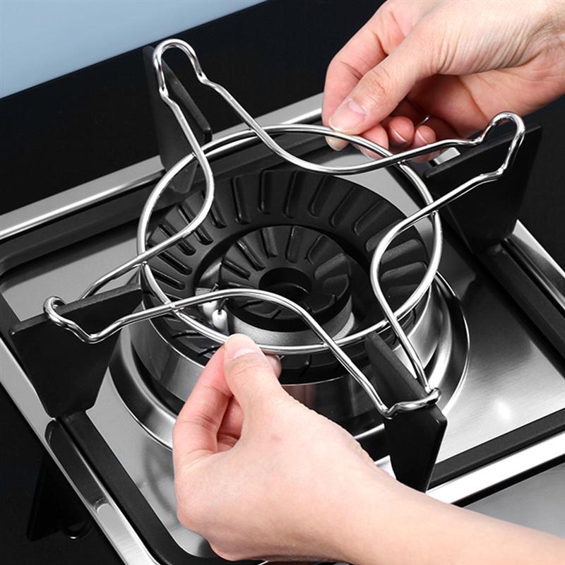 1pc Non Slip Stove Stand Gas Range Burner Grate Stove Rack for Kitchen