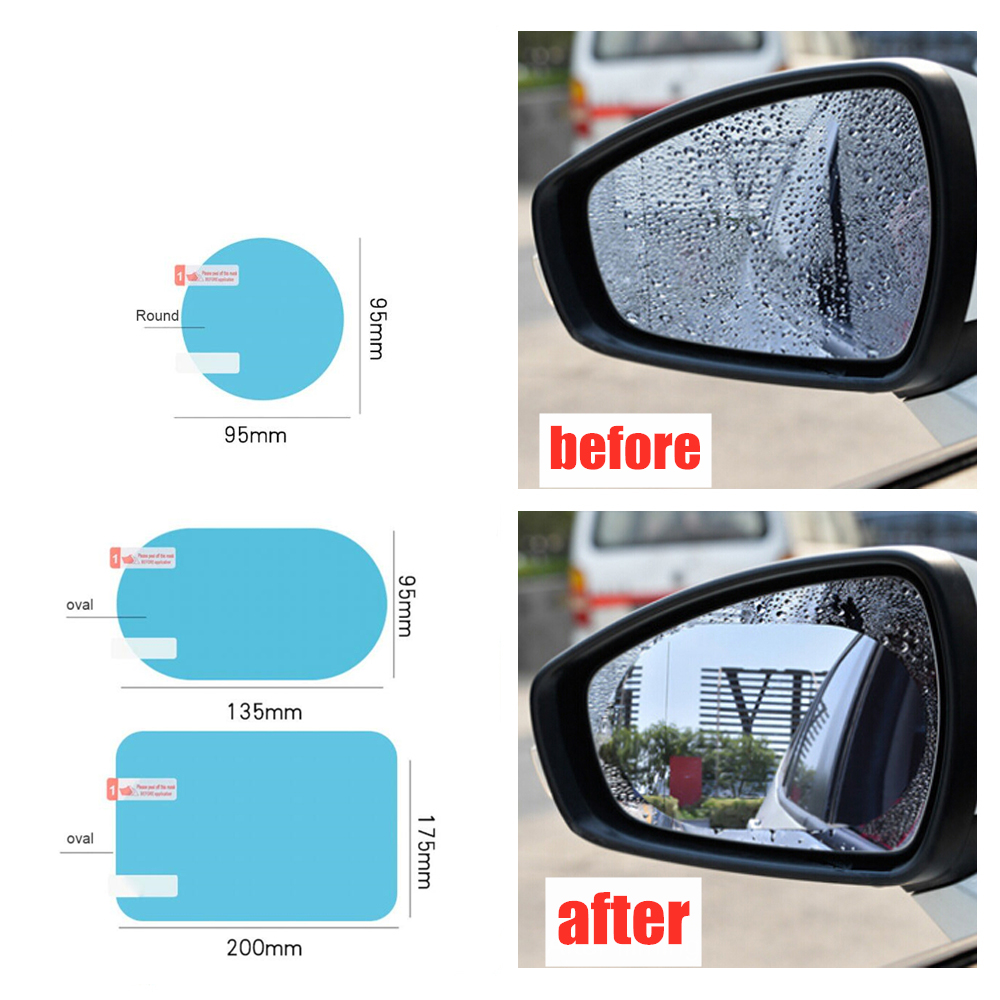 Film Nano Anti-brouillard pour rétroviseur de voiture, Film solaire de protection pour vitre latérale, autocollant hydrophobe