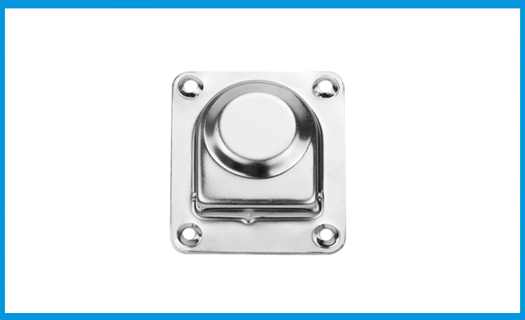 BSET MATEL Satinless steel 304 ANTI-RATTLE spring Flush Lift Ring Deck Hatch Pull Handle Locker Cabinet boat hardware
