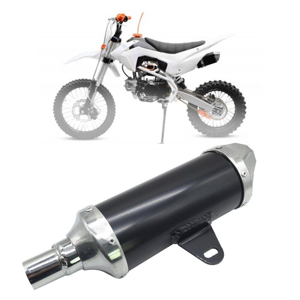 Motorcycle Exhaust Pipe Muffler for BBR Style Chinese KAYO BSE Apollo Pit Bike Dirt Bike 110Cc 125Cc Aluminum