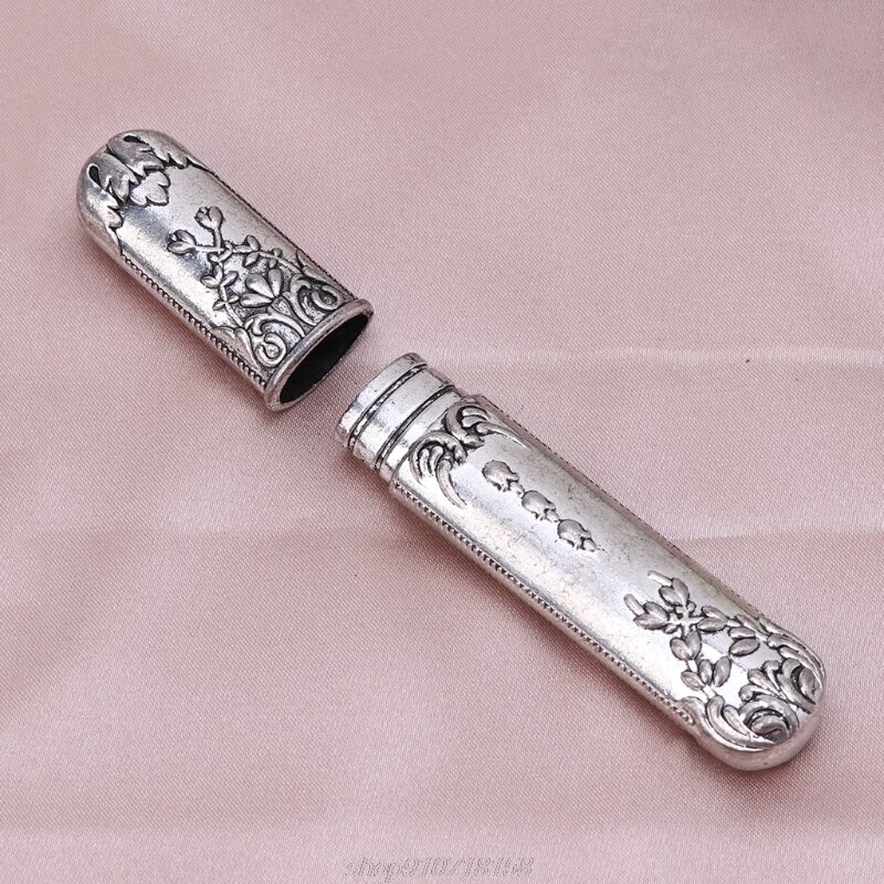 1 Set Vintage tijeras para bordado aguja caso dedal para coser punzón costura herramientas J13 21 . Exclusivo.