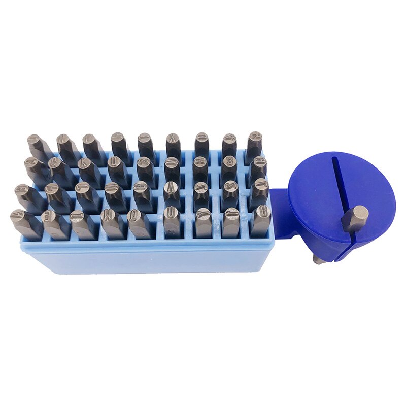 38 stücke. einstellen 4mm Leder Alphabet Anzahl knapp Stanzen Werkzeug Stahl Sterben Stempel einstellen schlagen Drücken einstellen Leder Handwerk Stanzen Werkzeuge: 38Stck einstellen