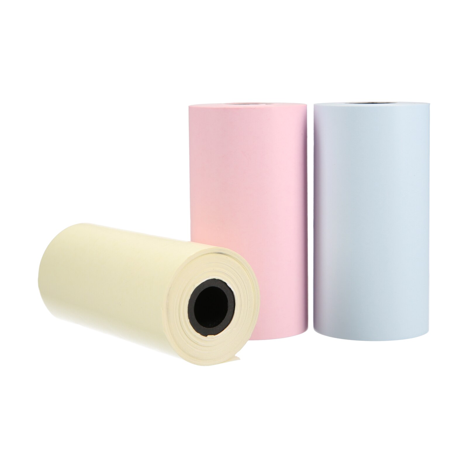 Printable Sticker Paper 3 Rolls Self Adhesive Printer Paper Roll Direct Thermal Paper 57*30mm for Any Direct Thermal Printer