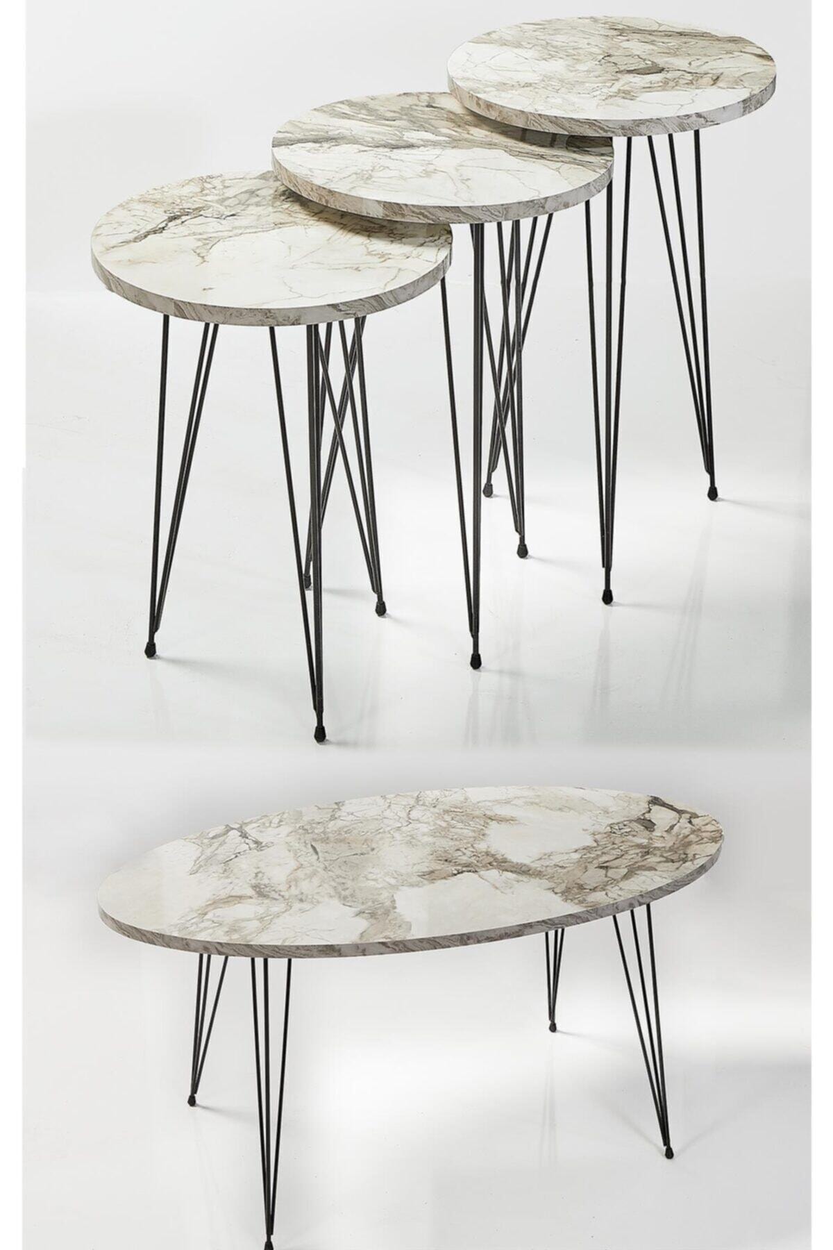 3 pièces table basse bois moderne canapé table d'appoint meubles de maison mignon salon chevet petite table ronde créative décor à la maison