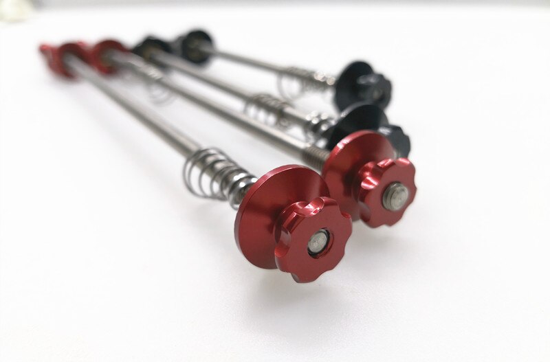 1PCS MTB Bicycle Skewer titanium quick-release hub axle wheel mountain folding road bike Size 74MM/100MM/130MM/135MM