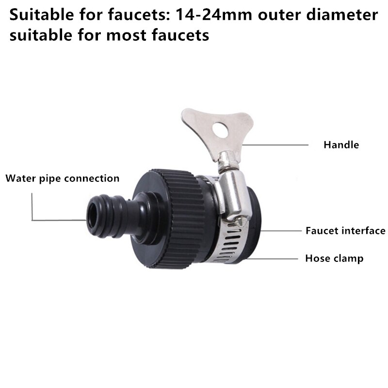 Tuinieren Irrigatie 4 Stuk Tuin Kraan Connector Slang Snelkoppeling Kraan Universele Adapter Kraan Accessoires