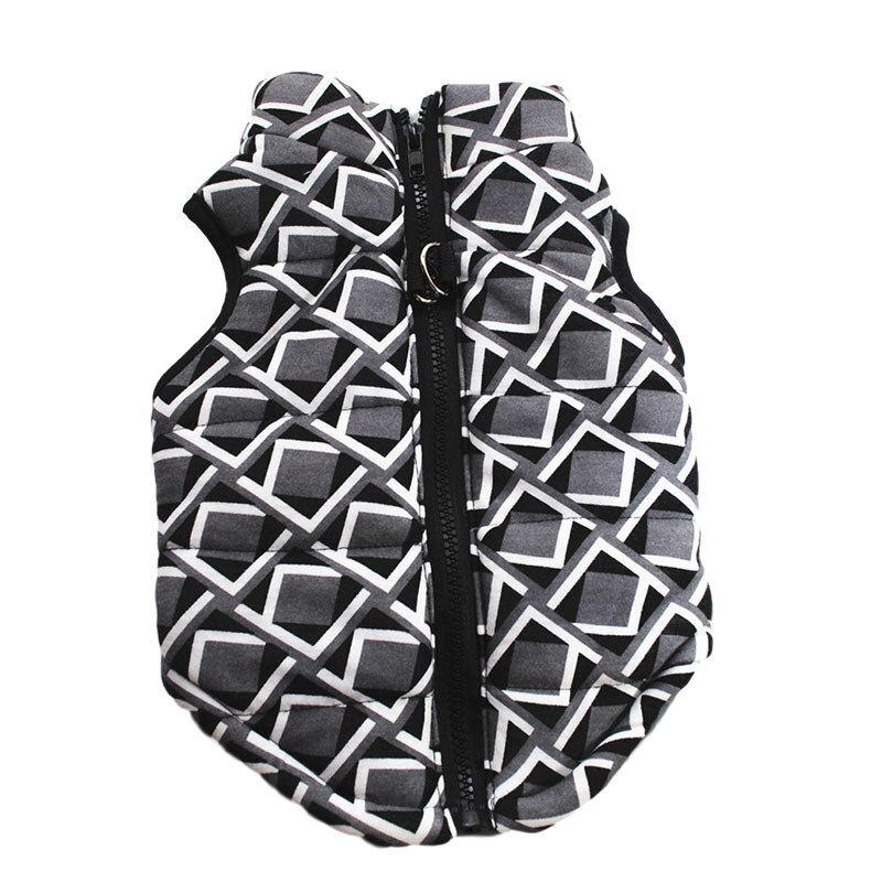 Waterproof Dog Coat Winter Dog Clothes for Small Dog Jacket Vest Costume Chihuahua Coat with Traction Buckle Pet Clothing Xs-Xl: Black / L