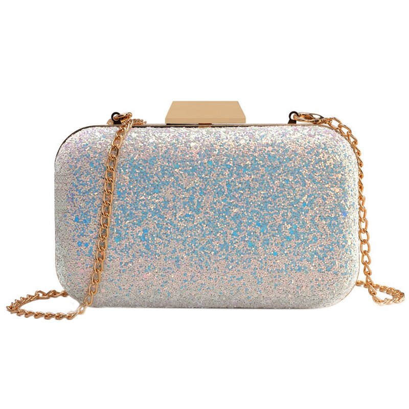 AUAU-Women Evening Bag Wedding Party Bag Diamond Rhinestone Clutches Crystal Bling Clutch Bag Purses