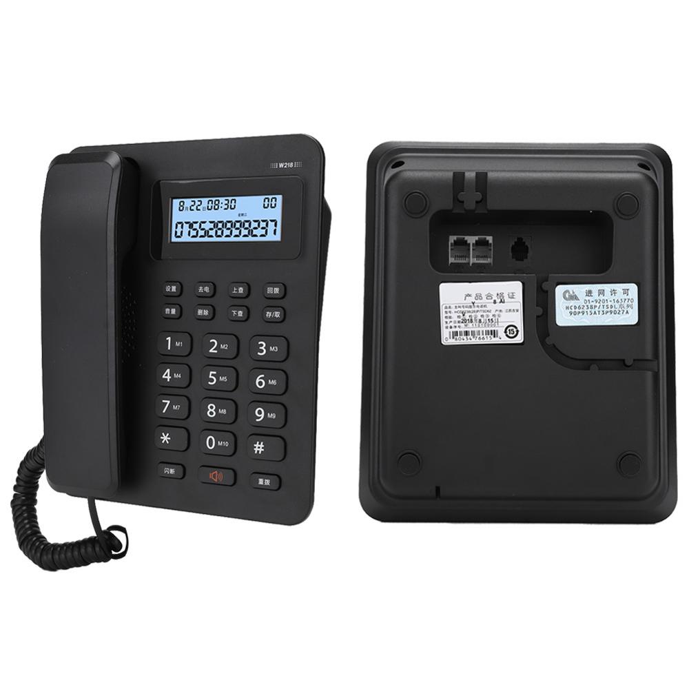 Desktop Caller ID Landline Telephone Multi-Functional Wired Desk Corded Telephone for Home Business Office Hotel Use