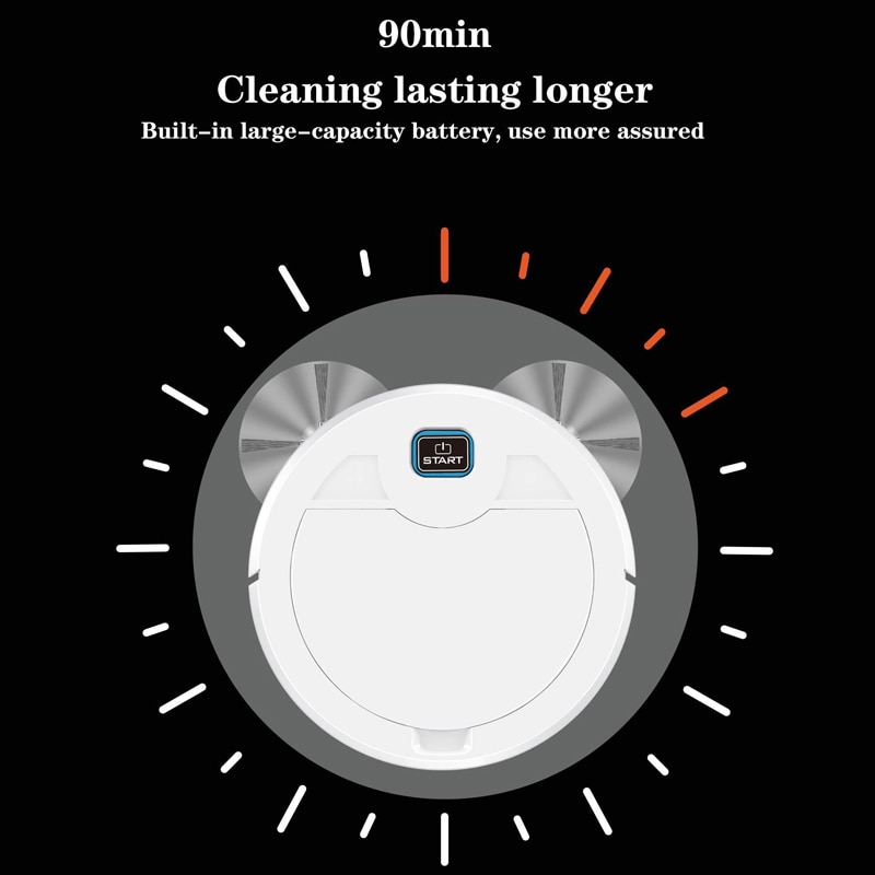 3 In 1 Smart Sweeping Robot Home Sweeper Sweeping and Vacuuming UV Wireless Vacuum Cleaner Sweeping Robots