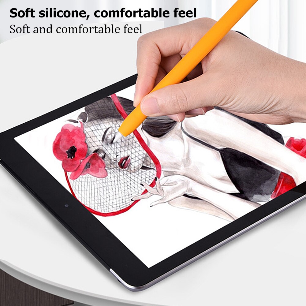 Silicone Protective Case For Apple Pencil 1 Pen Point Stylus Penpoint Protector Case For Apple Pencil 1 With Pen Cap