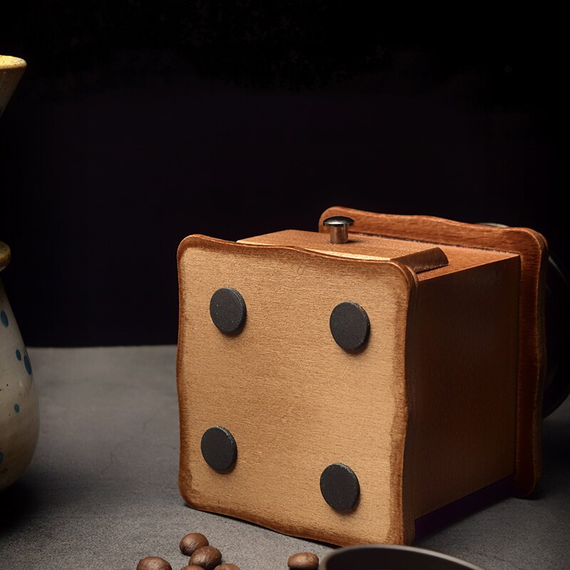 Hand-Cranked Grinder Coffee Bean Grinder Household Small Coffee Grinder Integrated Manual Retro Hand Grinder Coffee Machine