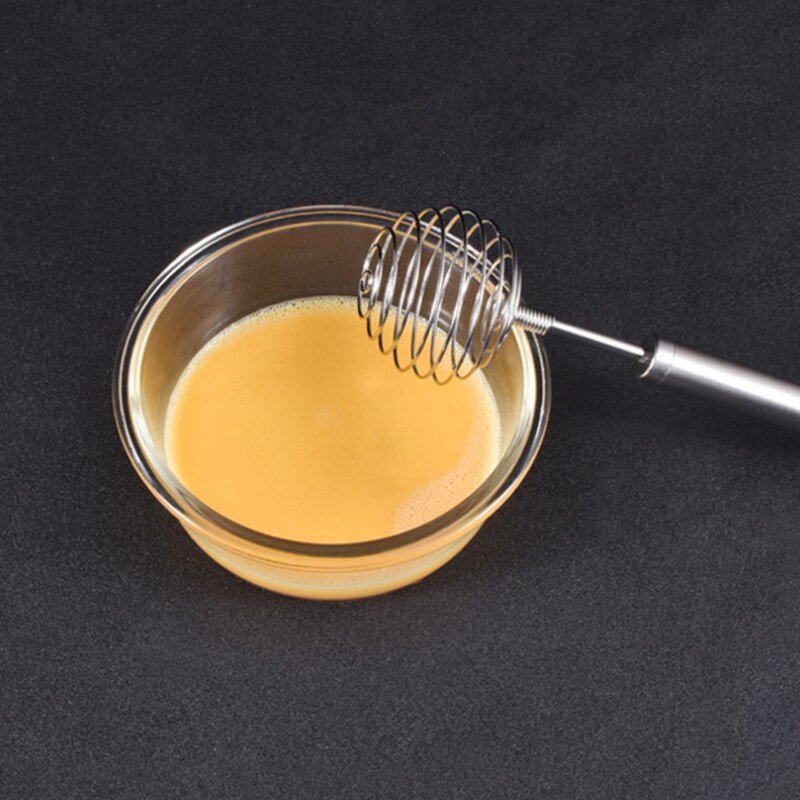 Stainless Steel Ball Spring Whisk Hand-held Butter Egg Mixer Manual Egg Beater Mixers Kitchen Baking Tools Kitchen Accessories