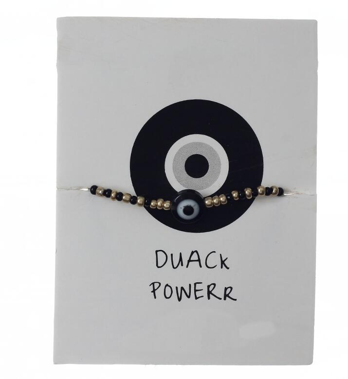 MEIBEADS MIYUKI Bunte böse Auge Samen Armbänder Pulseras Türkische böse Auge Armbänder Für Frauen Bohem Bileklik Sommer Schmuck: Schwarz