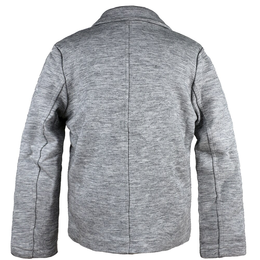 Jongens Pak Dikke Blazer Voor Kinderen Grijs Blazer Pak Soild Blazer Mode Jongen Formele Blazers Jas Jongen Knop Bovenkleding 4C0839