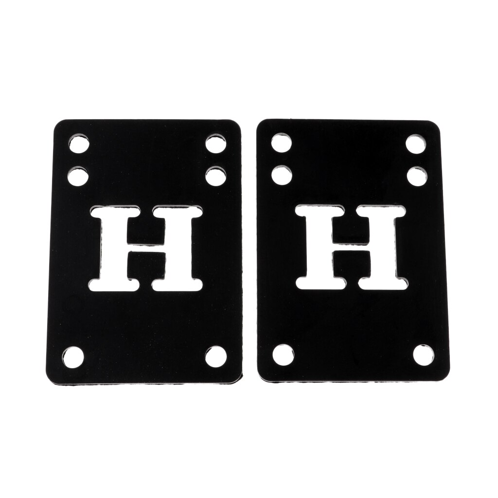 2 stk gummi skateboard longboard riser stødpuder 3mm 72 x 52 x 3mm