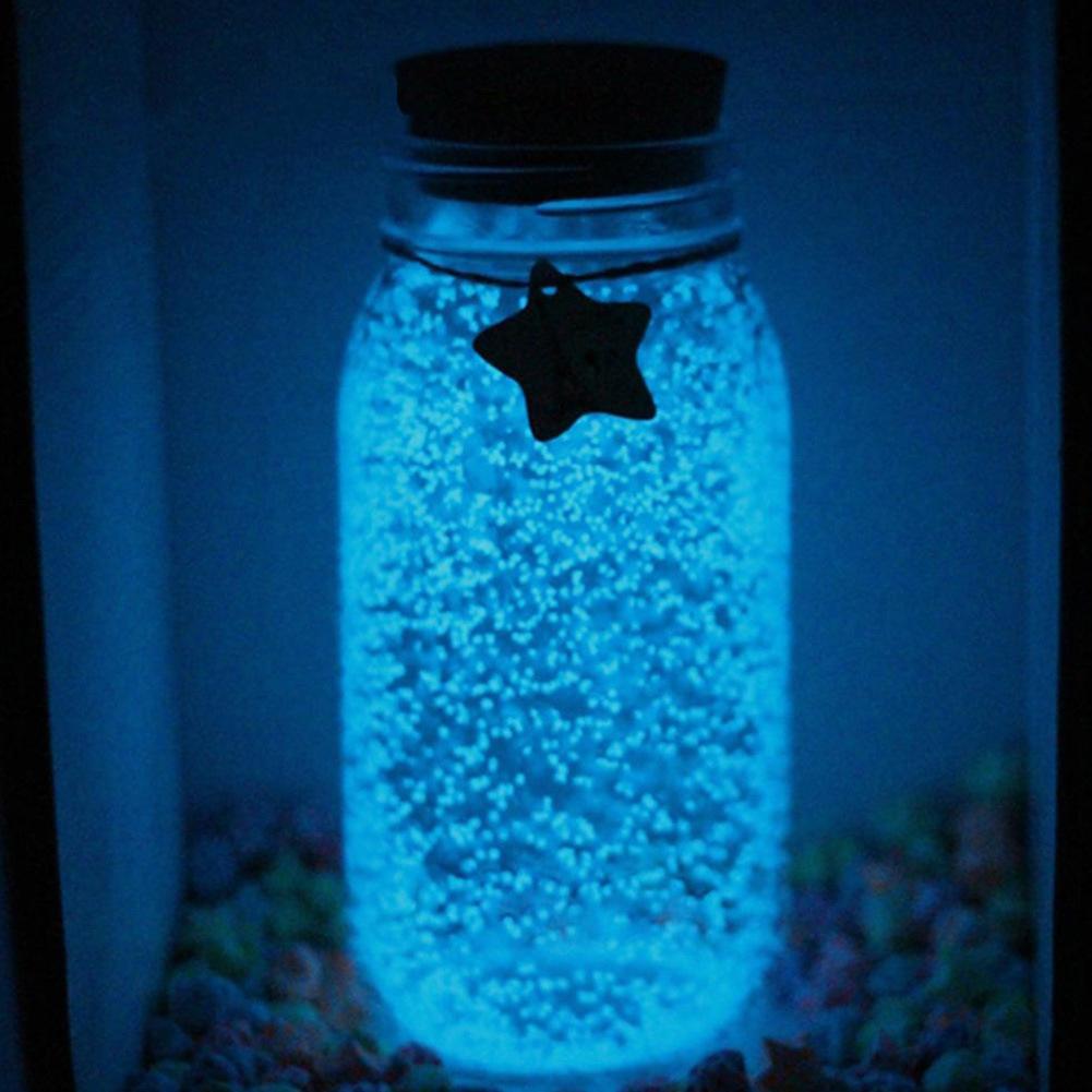 Glow In Dark Fluorescerende Lichtgevende Zand Willen Fles Aquarium Grind Decor Lichtgevende Party Diy Heldere Diy Star Wens Fles