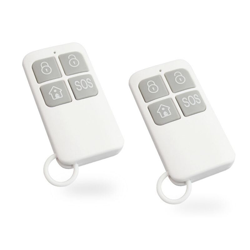 Smart Home Burglar Alarm Accessories 433Mhz Wireless Remote Control 4 Key Remote Control