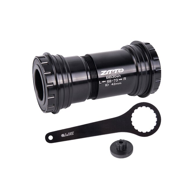 ZTTO prasa rowerowa pasuje robić wspornika dolnego oś BB30 24 adapter łożyska ceramiczne robić roweru szosowego MTB 24mm mechanizm korbowy: BB30-24 czarny-Tool